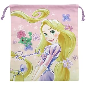 ラプンツェル様 Amazon | [ディズニー] ラプンツェル 巾着（大） D7263LV キッズ